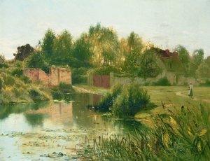 El Estanque del Pueblo, 1879 de Ernest Parton